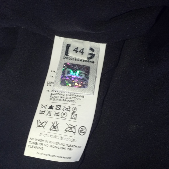 D&G Short Dress Size 8 (US) Label 44 (IT) NWT - Picture 5 of 7